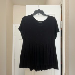 Mini peplum top